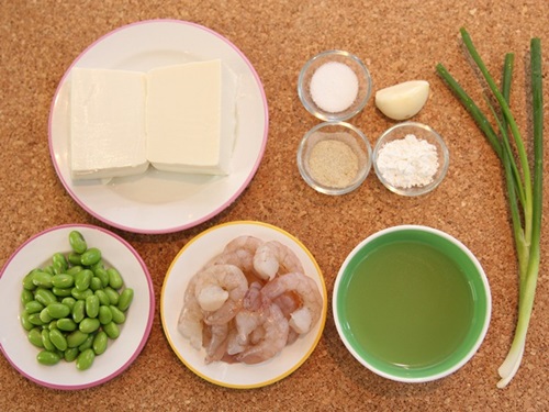 Đậu hũ sốt tôm đơn giản, trôi cơm - 1