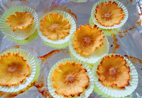 Làm mứt dứa sấy đẹp như hoa - 6