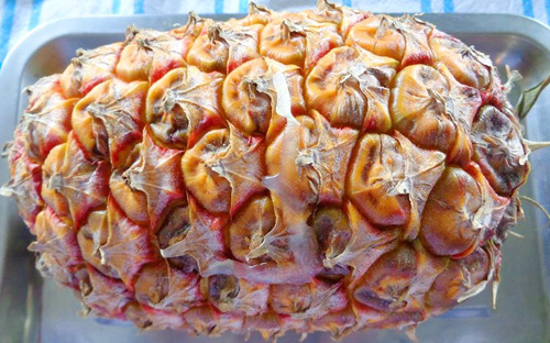 Làm mứt dứa sấy đẹp như hoa - 1