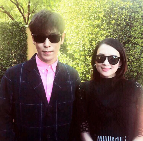 T.O.P khoe ảnh chụp cùng Chương Tử Di - 1