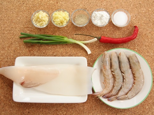 Tôm mực xóc tỏi, ớt ngon mê - 1