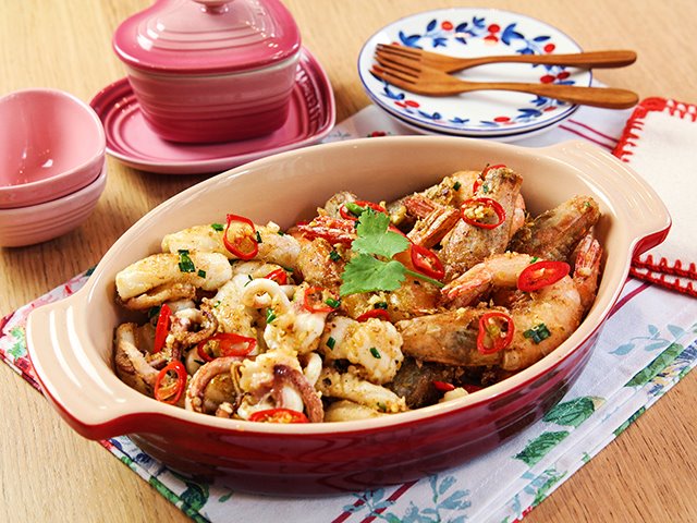 Tôm mực xóc tỏi, ớt ngon mê - 11