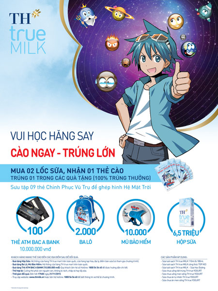 Học bài về hệ mặt trời với TH true MILK - 1