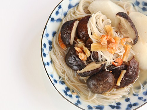 Mì nấm tôm khô dễ ăn cho bữa sáng - 10