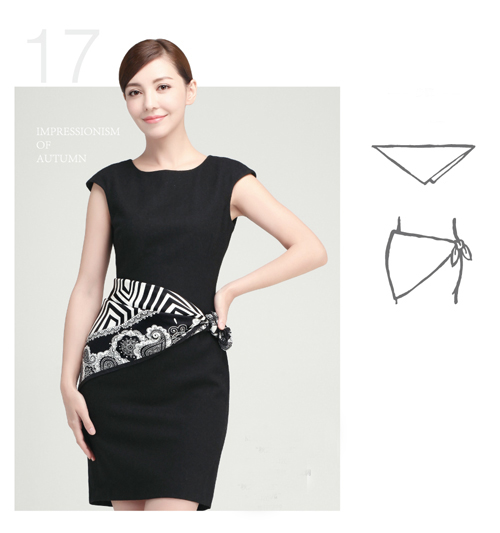 20 kiểu thắt khăn vừa sang vừa điệu cho nữ công sở - 17