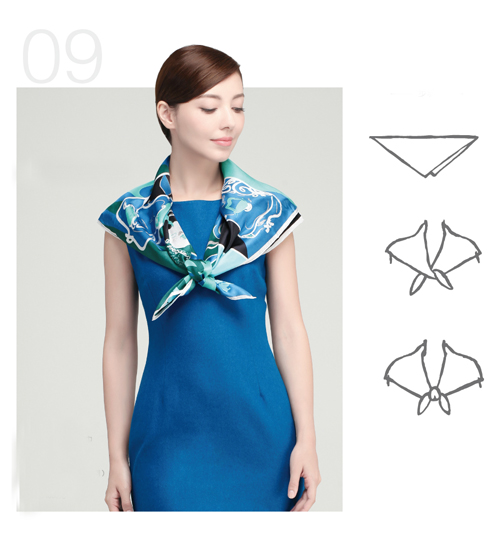 20 kiểu thắt khăn vừa sang vừa điệu cho nữ công sở - 9
