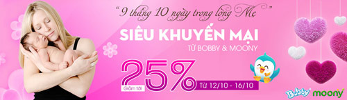 Bỉm tã Bobby và Moony giảm #039;sốc#039; trên Deca - 1