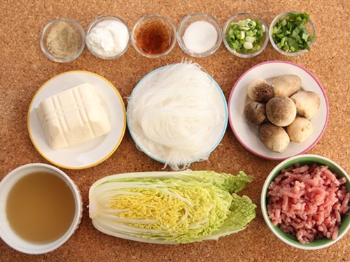 Miến nấu thịt, nấm rơm thơm ngon - 1