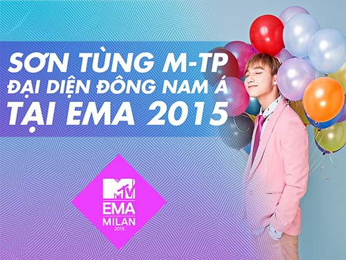 Sơn Tùng đại diện Đông Nam Á dự MTV EMA 2015 - 4