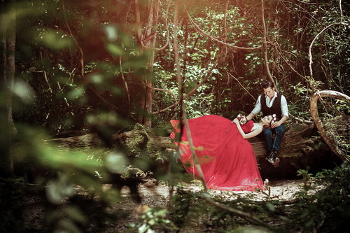 Siêu mẫu Ngọc Tình chụp ảnh cưới trong rừng sâu - 12