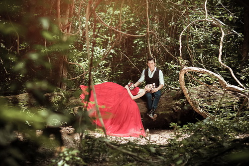 Siêu mẫu Ngọc Tình chụp ảnh cưới trong rừng sâu - 4