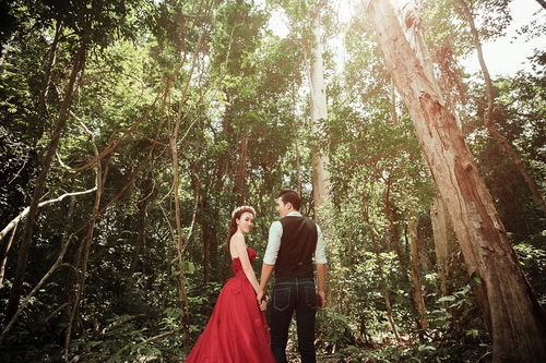 Siêu mẫu Ngọc Tình chụp ảnh cưới trong rừng sâu - 8