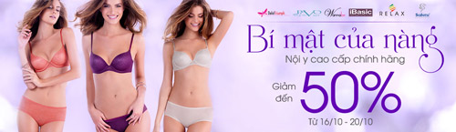 Bùng nổ khuyến mại 50% và tặng coupon 200.000đ dịp 20/10 - 3