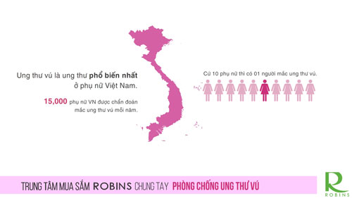 Hoa Hậu Hoàn Vũ Phạm Hương chung tay phòng chống ung thư vú - 3