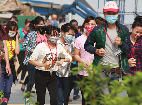 HN: Gần 600 người tham gia diễn tập phòng chống cháy nổ - 5