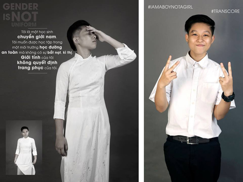 Ảnh đồng phục của nam sinh chuyển giới Việt gây xôn xao - 5
