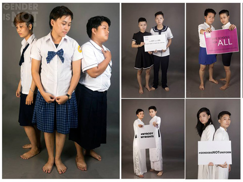 Ảnh đồng phục của nam sinh chuyển giới Việt gây xôn xao - 2