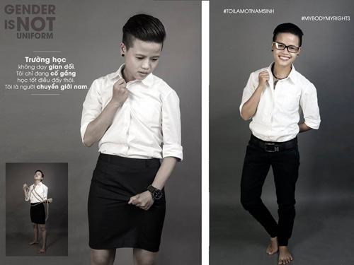 Ảnh đồng phục của nam sinh chuyển giới Việt gây xôn xao - 12