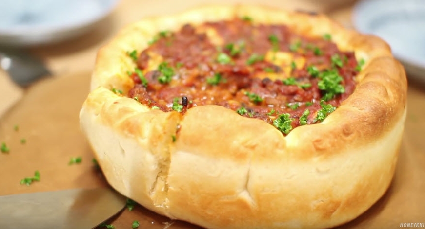 Bánh pizza kiểu Chicago ngon mê - 11