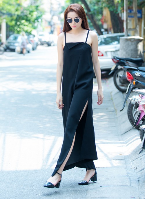 HH Kỳ Duyên được bố làm tài xế chở đi mua sắm - 7