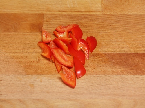 Sườn heo chiên xào ớt chuông - 2