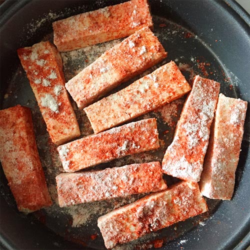 Đậu phụ chiên cay thơm ngon, ấm bụng - 3