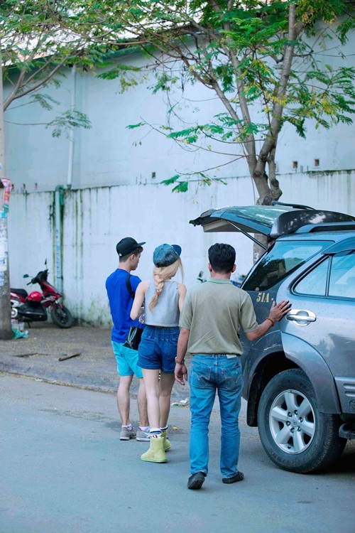 Trang Pháp vừa từ Nhật về vội vã đến ngay phim trường - 5