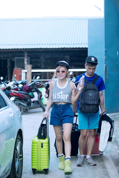 Trang Pháp vừa từ Nhật về vội vã đến ngay phim trường - 6