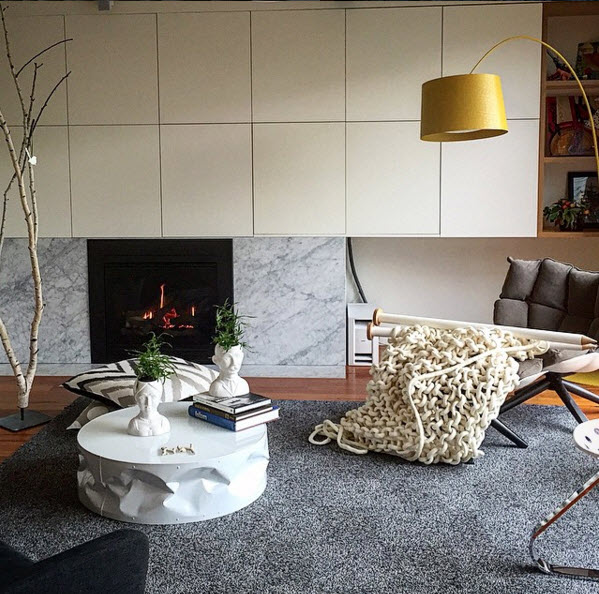 Chị em khắp nơi phát sốt mốt đan chăn len khổng lồ - 9