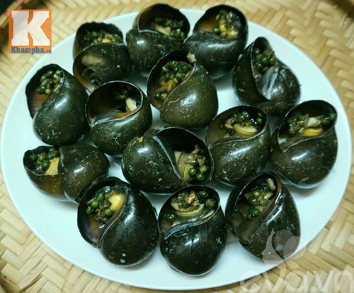 Nhâm nhi ốc hấp tiêu xanh dai giòn, hấp dẫn - 6