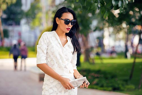 quot;Chân dàiquot; Diệu Huyền, Trang Lạ cá tính trên phố - 6