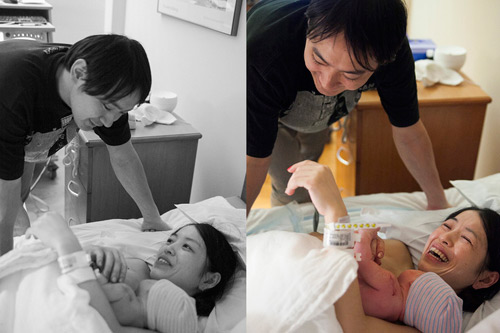 Bộ ảnh đẻ thường dưới nước nhẹ như không của mẹ Nhật - 11