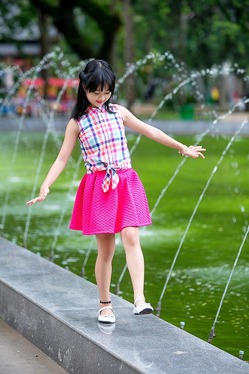 Vẻ hồn nhiên, đáng yêu của diễn viên nhí Thanh Mỹ - 4