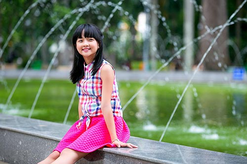 Vẻ hồn nhiên, đáng yêu của diễn viên nhí Thanh Mỹ - 6