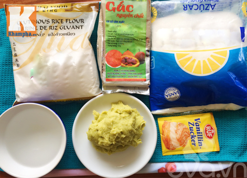 Bánh gấc nhân đậu xanh đẹp mắt, ngon miệng - 1
