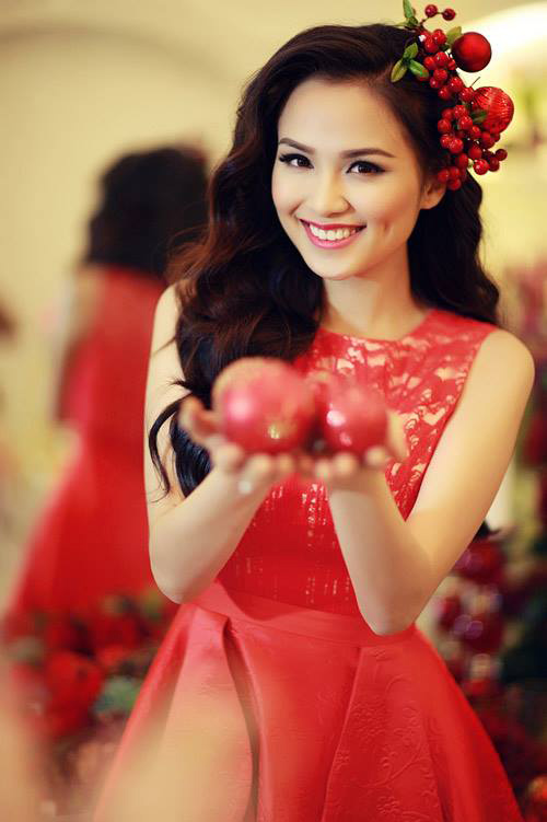 Đắm say vì nụ cười vạn người mê của hoa hậu Diễm Hương - 9