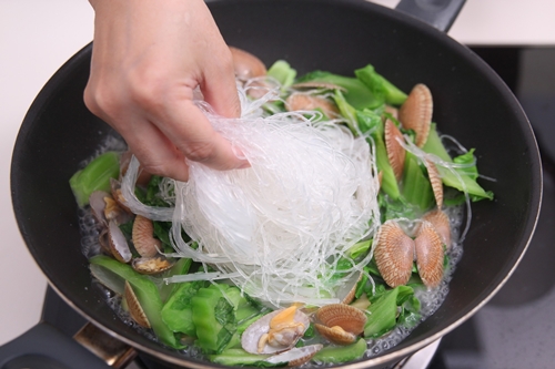 Miến nấu ngao hoa đơn giản mà ngon - 9