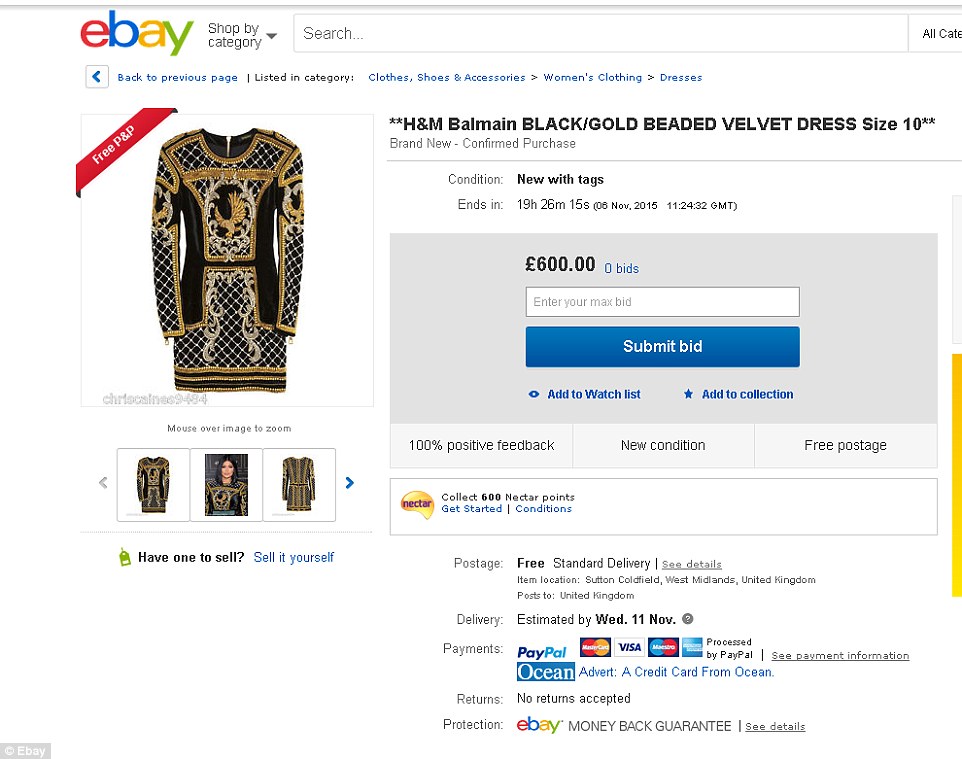 Balmain x Hamp;M xuất hiện trên Ebay với giá quot;cắt cổquot; - 3