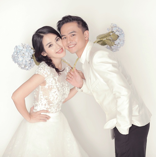 Tú Vi khoe hình xăm trong ảnh cưới với Văn Anh - 7