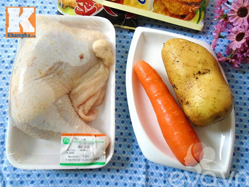 Khoai tây bọc chả gà viên chiên xù - 1