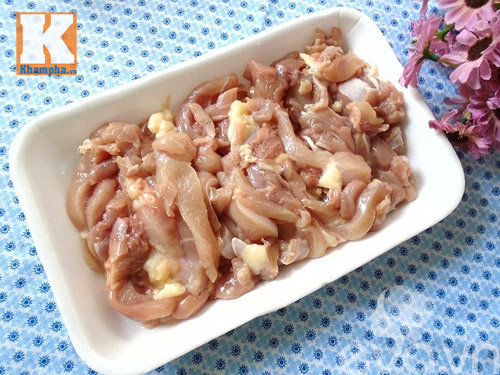 Khoai tây bọc chả gà viên chiên xù - 2