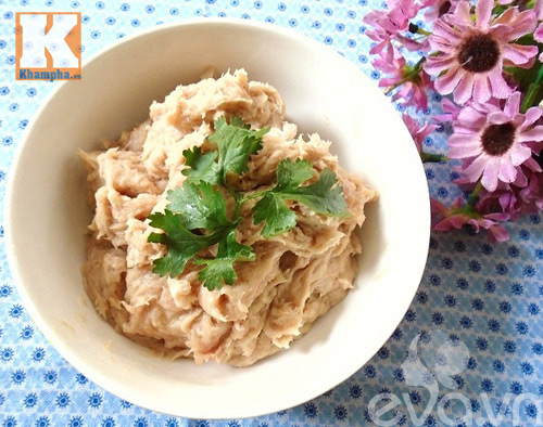 Khoai tây bọc chả gà viên chiên xù - 4