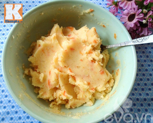 Khoai tây bọc chả gà viên chiên xù - 5