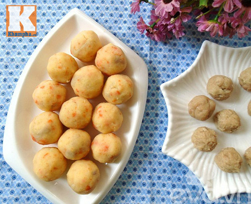 Khoai tây bọc chả gà viên chiên xù - 6