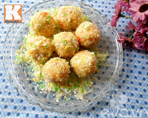 Khoai tây bọc chả gà viên chiên xù - 7