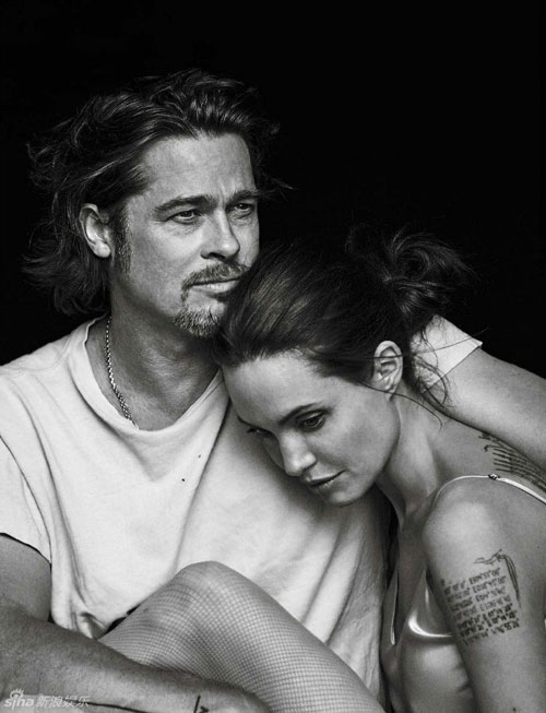 Angelina Jolie nô đùa, nghịch ngợm bên Brad Pitt - 8