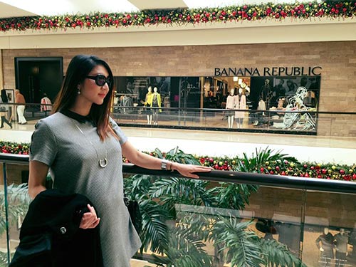 Ngọc Quyên mang bầu 8 tháng vẫn xinh lung linh - 2