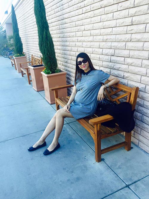 Ngọc Quyên mang bầu 8 tháng vẫn xinh lung linh - 6