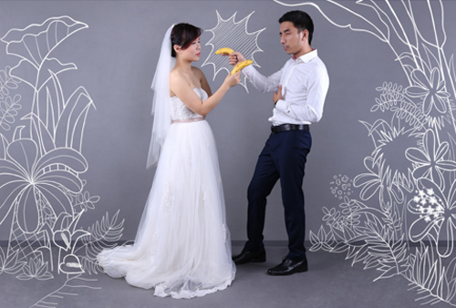 Ảnh cưới cực nhắng theo phong cách “chém hoa quả” - 12