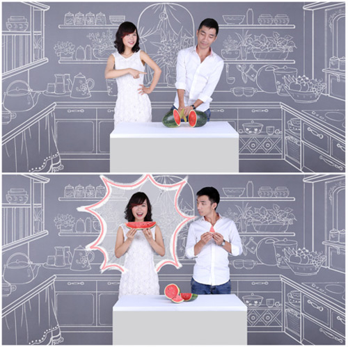 Ảnh cưới cực nhắng theo phong cách “chém hoa quả” - 10